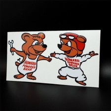 Coppia di DECALCOMANIE stile