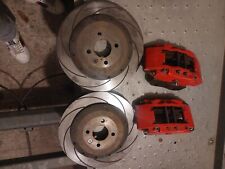 accessori auto rally, kit freni: pinze e dischi clio cup usati anteriori