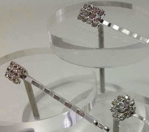 Clip capelli con strass - strass,