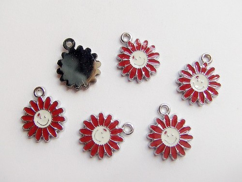 2pz ciondoli charms - , fiore