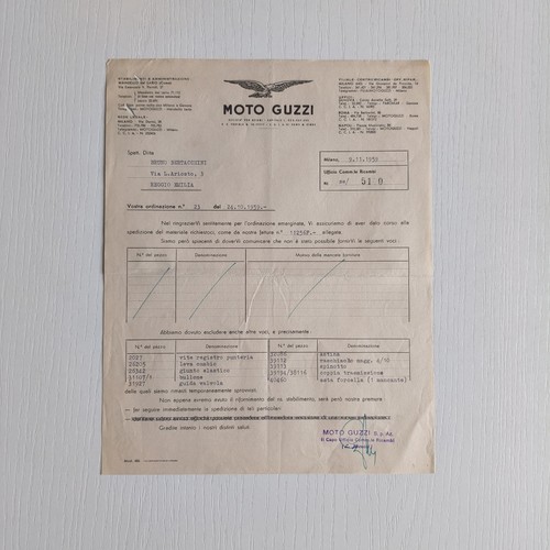 1959 moto guzzi ufficio - guzzi,