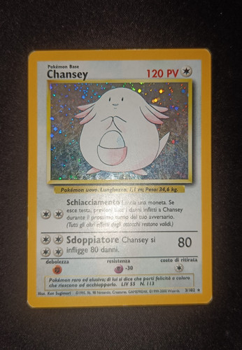 Pokemon chansey 102 - chansey, base
