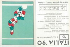  MASCOTTE ITALIA 90 N.15, FIGURINA PANINI - NEW/EDICOLA/PERFECT