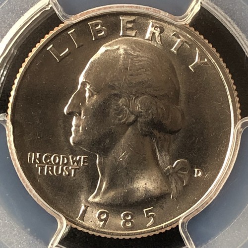 1985 25c washington - 25c, quarto