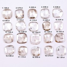 Diamante bianco e marrone