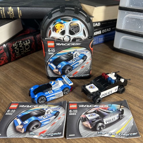 Lego 8662 8665 - racers:, blue