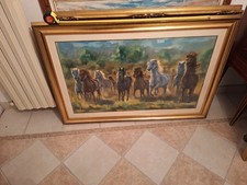Quadro cavalli olio Piacenza