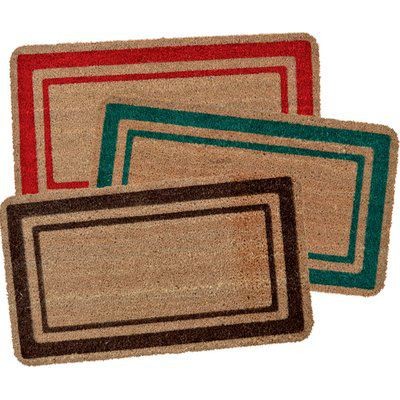 Zerbino bordo cocco pvc - zerbino, +