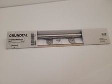 Ikea Grundtal portasciugamani 15 3/4” 002.135.39 Mikael martello di avvertimento 15.75