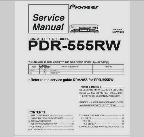 Pioneer pdr 555rw lettore - pioneer,