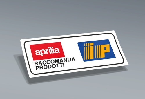 Adesivo aprilia raccomanda - aprilia,