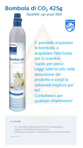 Bombola 425g ricarica co2 - bombola,