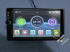 Autoradio 2 Din Universale Carplay, Android Auto, Bluetooth Touchscreen USB 
