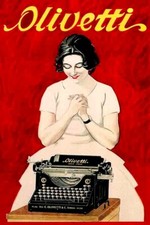 Poster Manifesto Locandina Pubblicitaria Ufficio Olivetti Ivrea Stampa 50x70 Cm.