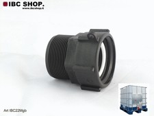 RACCORDO ADATTATORE  PER CISTERNA SERBATOIO 2"-DN50/ uscita 2" M maschio IBC22M