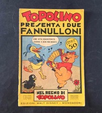Nel Regno Di Topolino 8 - Presenta I Due Fannulloni - Paperino 1935. Leggi descr