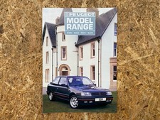 Peugeot Model Range Brochure