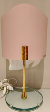 MURANO DUE- Lampada da tavolo rosa/oro. NUOVO E ORIGINALE.