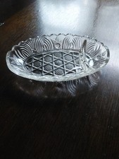 Piatto in vetro taglio ovale