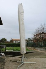 ombrelloni da esterno marca cisa colore bianco materiale allumino dimensioni 4x5