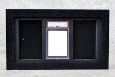 Espositore con Cornice in Legno per Carte Collezionabili Gradate Standard PSA