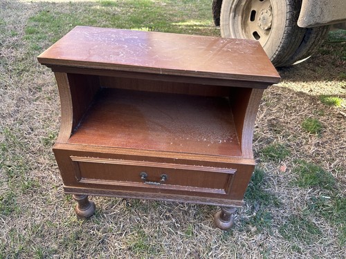 Comodino legno antico - legno,