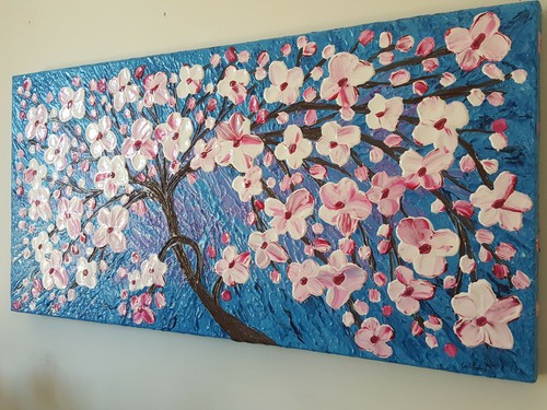 Quadro moderno dipinto mano - moderno,