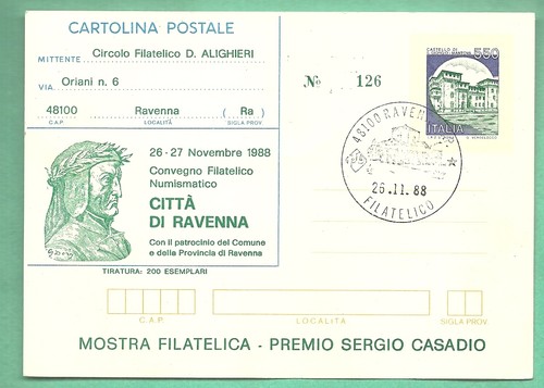 Cartolina postale ufficiale - postale,