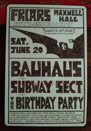 Bauhaus live aylesbury 1981 - 'live, 1981'