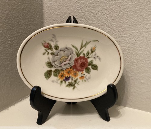 Portasapone vintage floreale