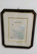 QUADRO BASSORILIEVO "PAESAGGIO" IN ARGENTO 925 Firmato 