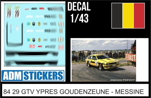 Decal 43 rally - 1/43, ypres