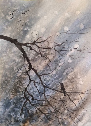 Berds flying sky originale - berds,