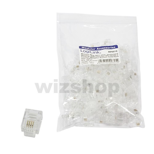 Connettore plug rj11 6p4c - rj11, cavo