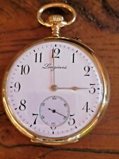 LONGINES DA TASCA ORO 18 K "GRANDS PRIX PARIGI-MILANO- BRUXELLES" 1910