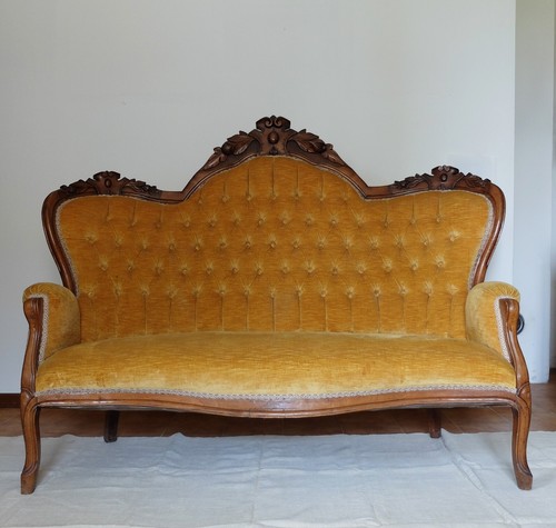 Divano antico rovere più 4 - divano,