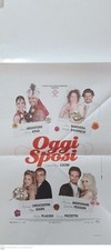 Locandina originale "Oggi sposi" (2009, di L. Lucini, con L. Argentero).