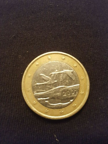 Moneta euro finlandia 2001 - finlandia,
