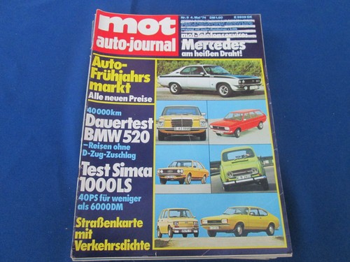 Auto journal motore - journal, 1974