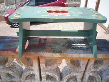 Piccola Panca Tirolese Dipinta