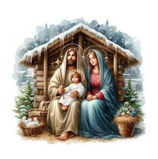 Adesivo murale adesivo presepe