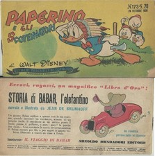 1386.  ALBI TASCABILI DI TOPOLINO N.173, 24/10/1951 “Paperino e gli scontennator