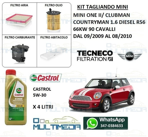 Kit tagliando olio castrol - kit, e