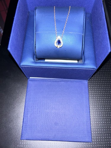 Ciondolo zaffiro swarovski - zaffiro,