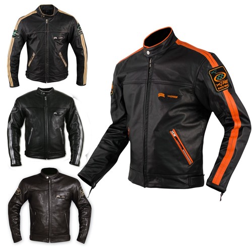 Giacca pelle moto naked custom - giacca,