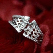Anello donna corsetto lunetta