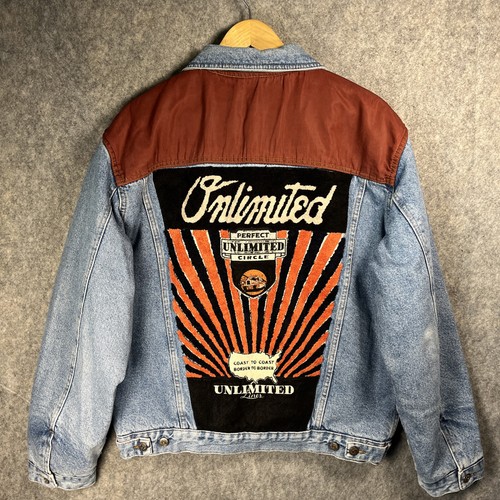 Giacca moto denim taglia - giacca,