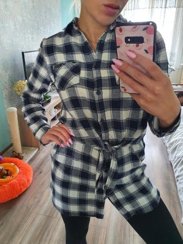Camicia jeans donna - jeans, nero