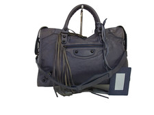 Borsa a mano originale JP66 Balenciaga Classic The City 2WAY tracolla e specchio dal Giappone