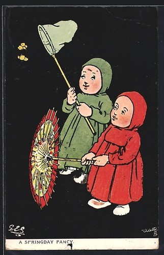 Cartolina piccola coppia con - piccola,